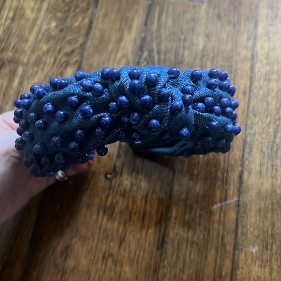 Lele sadoughi blue beaded headband. - Picture 3 of 3
